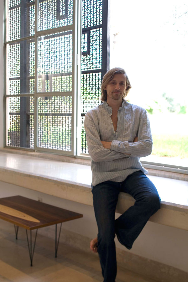 Jean-François Fourtou dans son atelier Jean-François Fourtou dans son atelier