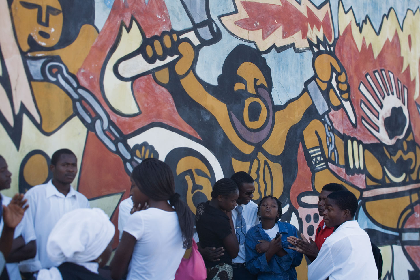 Mozambique- Maputo- mur peint Mozambique- Maputo- mur peint